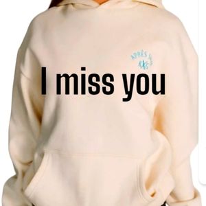 New 💕❤️❤️ Hoodie.I Miss You .L-sz
